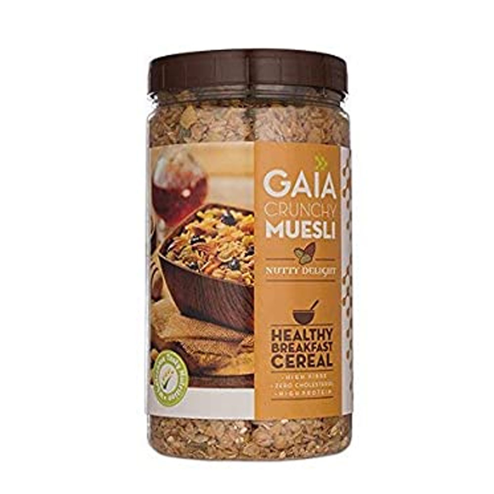 Gaia Crunchy Muesli Chocolate & Almond Harish Food Zone