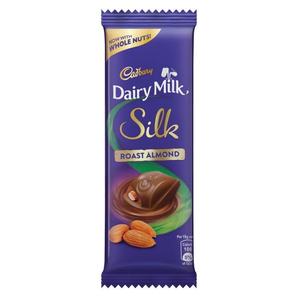 Cadbury Dairy Milk Silk Roast Almond Chocolate Bar - Harish Food Zone