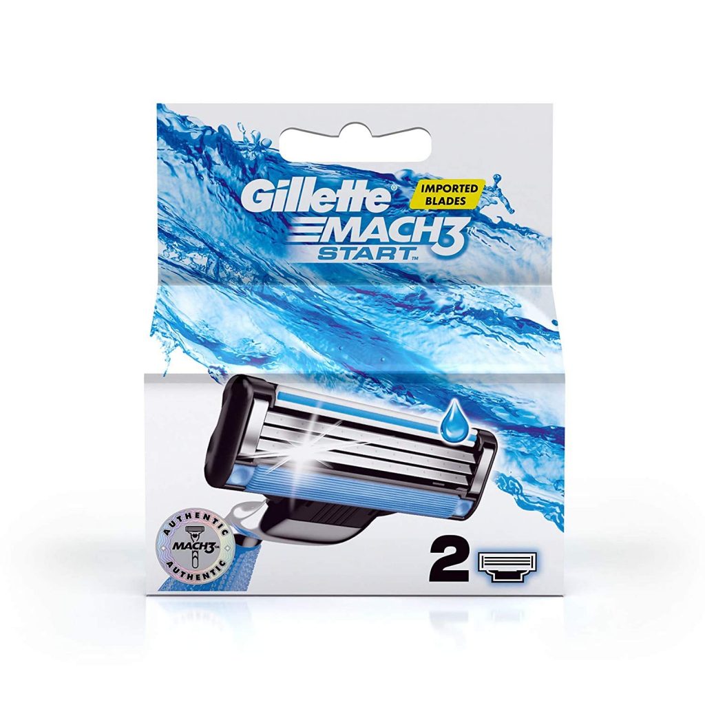 Gillette Mach 3 Start Shaving Blades Harish Food Zone
