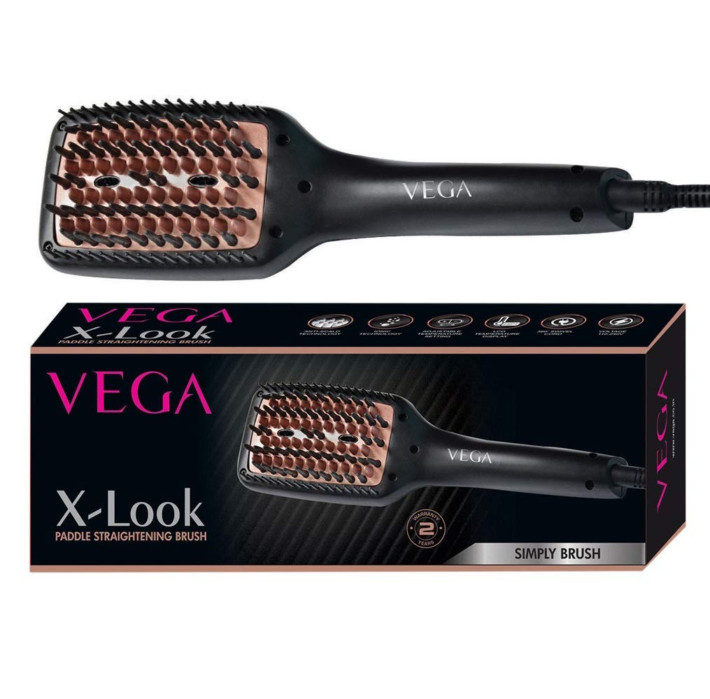 VEGA X-Look Hair Straightening Brush - Harish Food Zone