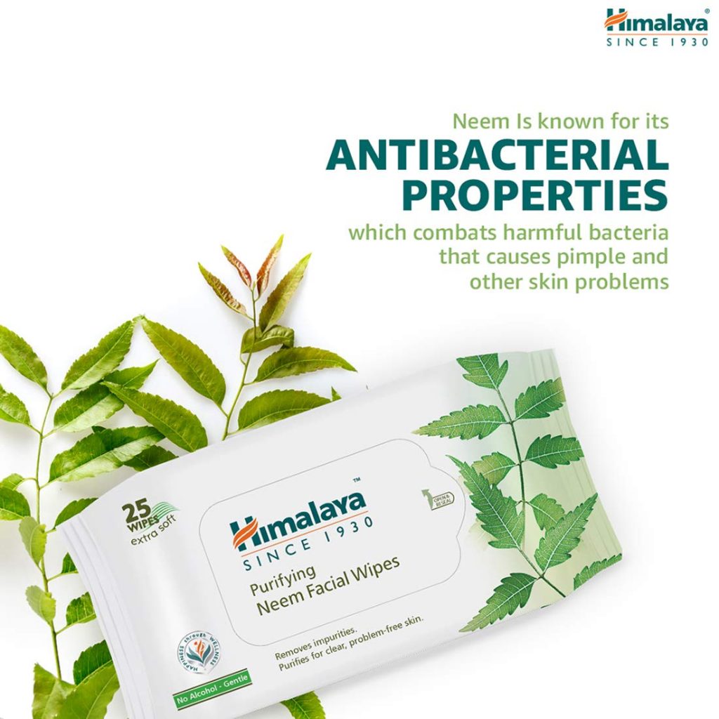 Himalaya Purifying Neem Facial Wipes Harish Food Zone